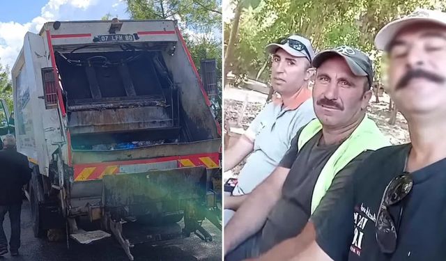 Manavgat'ta Çöp Kamyonunda C*nayet: Mesai Arkadaşını Boğazından Bıçakladı