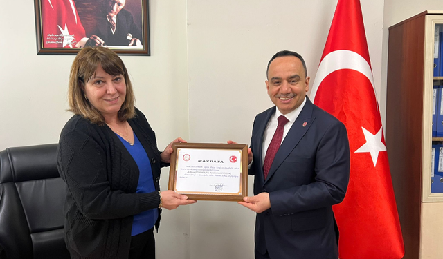 ALESO'nun Yeni Başkanı Ali İhsan Özdemir Mazbatasını Aldı