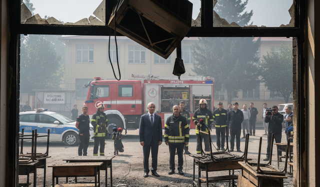 Alanya’da İlkokulda Yangın Paniği: Eğitime Ara Verildi