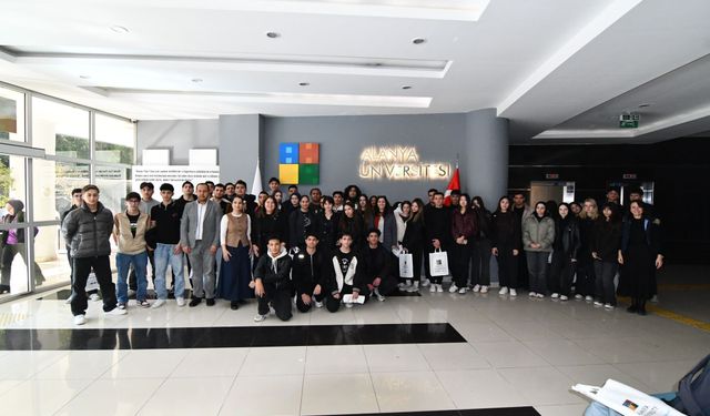 Mehmet Arif Türktaş Anadolu Lisesi Öğrencileri Alanya Üniversite'sini Yakından Tanıdı