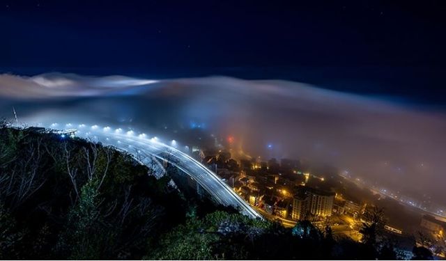 Trabzon’da Sis Etkili Oldu: Görüş Mesafesi Düştü