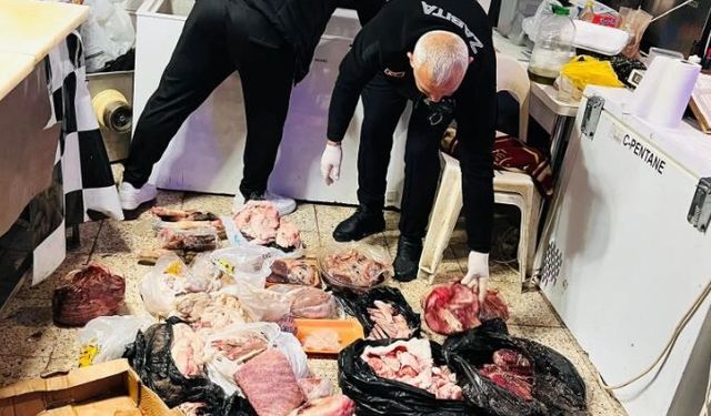 Serik’te Skandal: Bozulmuş Et Satan Kasap Mühürlendi