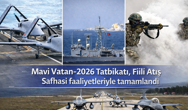 Mavi Vatan-2026 Tatbikatı Antalya'da Fiili Atış Safhasıyla Tamamlandı