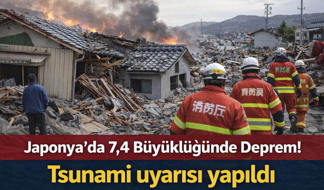 Japonya’da 7,4 Büyüklüğünde Deprem! Tsunami Uyarısı Yapıldı