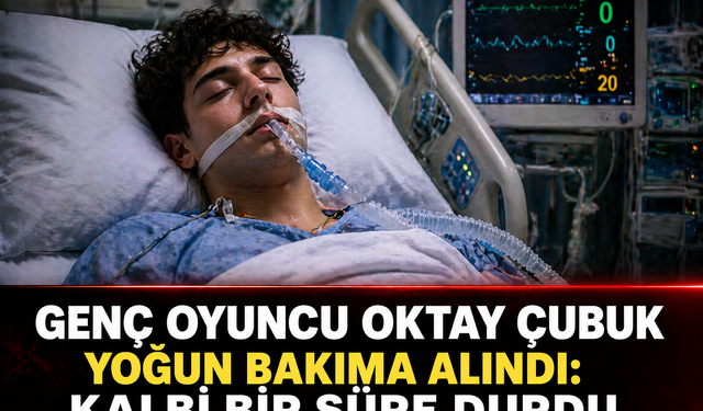 Genç Oyuncu Oktay Çubuk Yoğun Bakıma Alındı: Kalbi Bir Süre Durdu