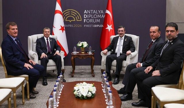 Cevdet Yılmaz KKTC Heyetiyle Antalya’da Görüştü