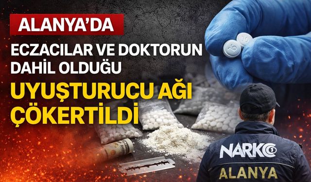 Eczacılar Ve Doktorun Dahil Olduğu Uyuşturucu Ağı Çökertildi: 425 Bin Hap Ele Geçirildi