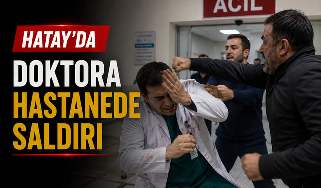 Hatay’da Doktora Hastanede Saldırı