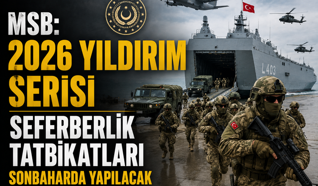 MSB: 2026 Yıldırım Serisi Seferberlik Tatbikatları Sonbaharda Yapılacak