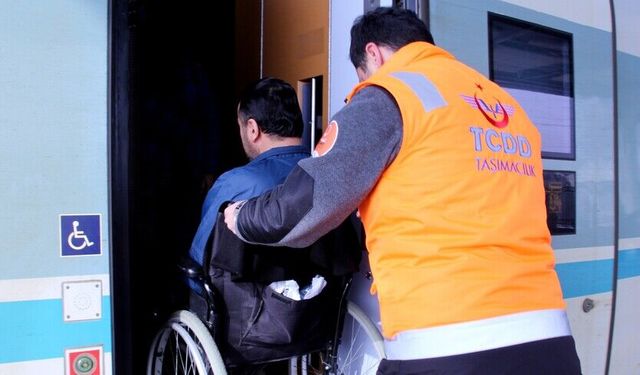Demir Yollarında 9 Milyon Engelli Yolcuya Ücretsiz Seyahat İmkanı