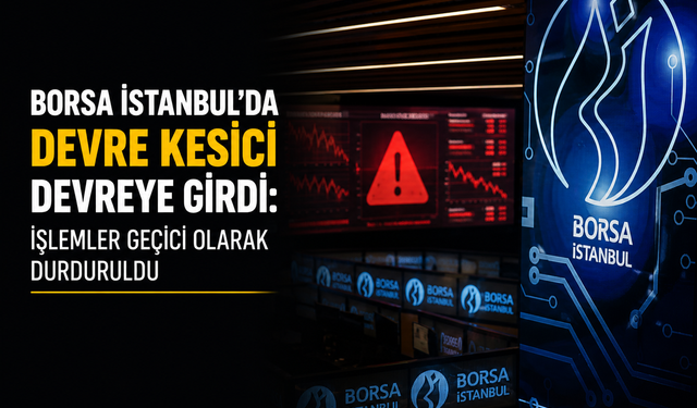 Borsa İstanbul’da Devre Kesici Devreye Girdi: İşlemler Geçici Olarak Durduruldu