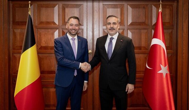 Bakan Fidan, Belçikalı Mevkidaşı Prevot ile Görüştü