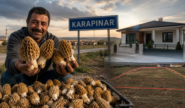 Karapınar’da “Dolaman” Bereketi: Mantardan Ev ve Arsa Aldı