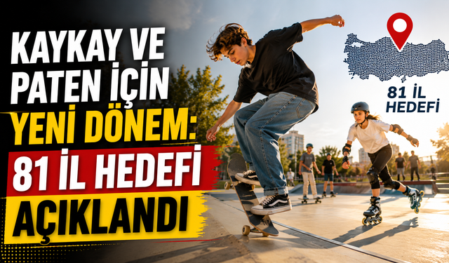 Alanya’da Kaykay ve Paten İçin Yeni Dönem: 81 İl Hedefi Açıklandı