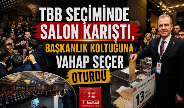 TBB Seçiminde Salon Karıştı, Başkanlık Koltuğuna Vahap Seçer Oturdu