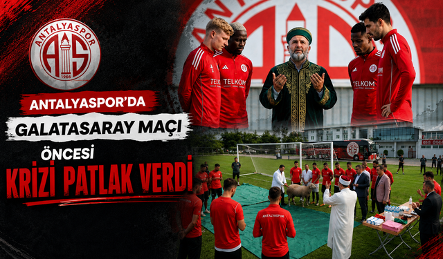 Antalyaspor’da Galatasaray Maçı Öncesi “Okunmuş Su” Krizi Patlak Verdi