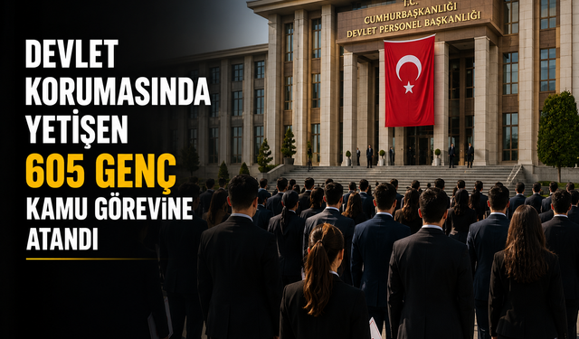 Devlet Korumasında Yetişen 605 Genç Kamu Görevine Atandı