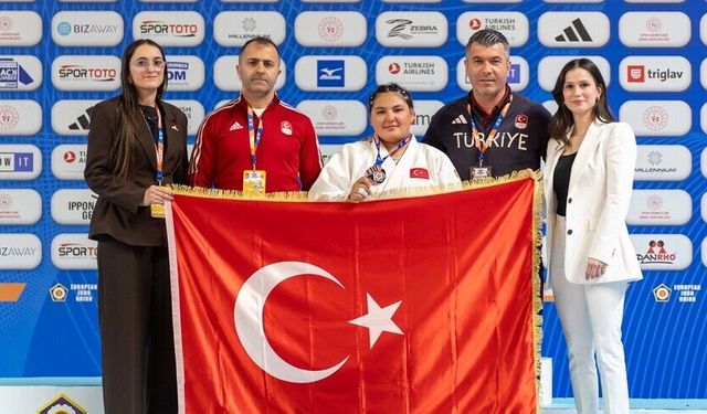 Milli Judocu Nisanur Serin Avrupa Kupası'nda Gümüş Madalya Kazandı