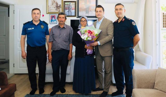 Kaymakam Öztürk’ten Şehit Ailesine Anlamlı Ziyaret