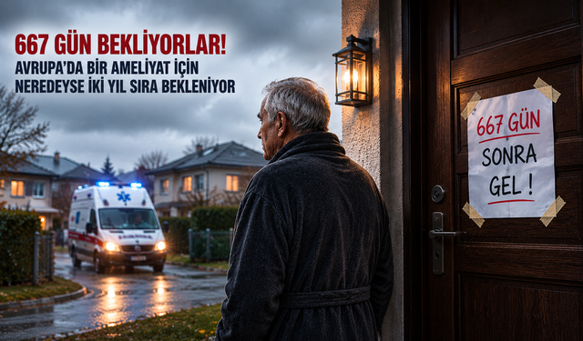 667 Gün Bekliyorlar! Avrupa’da Bir Ameliyat İçin Neredeyse İki Yıl Sıra Bekleniyor