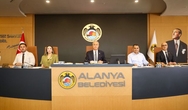 Alanya’da Hizmet, Altyapı Ve Çevre Gündemi Meclis Toplantısına Damga Vurdu