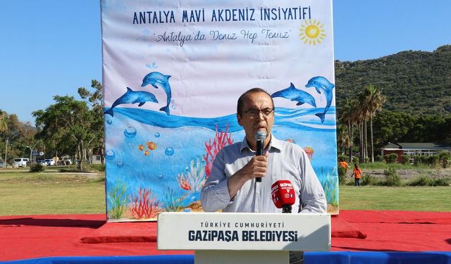 Gazipaşa’da Mavi Akdeniz Seferberliği: Deniz Dibi Ve Kıyılar Temizlendi