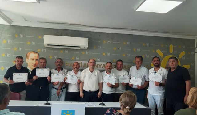 İYİ Parti Alanya Teşkilatı'nda Yeni Mahalle Başkanları Göreve Başladı
