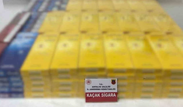 Gazipaşa'da Kaçak Sigara Operasyonu: 145 Karton Sigara Ele Geçirildi