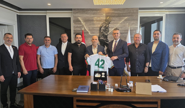 Alanyaspor Yönetiminden Başsavcı Abdullah Sert'e Hayırlı Olsun Ziyareti