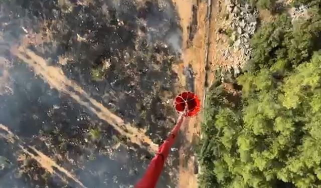 Kepez'de Yangın Paniği: Ekipler Havadan Ve Karadan Müdahale Ediyor
