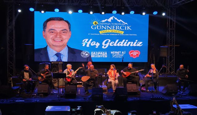 6. Gazipaşa Toroslar Günnercik Yayla Şenliği Coşkuyla Başladı
