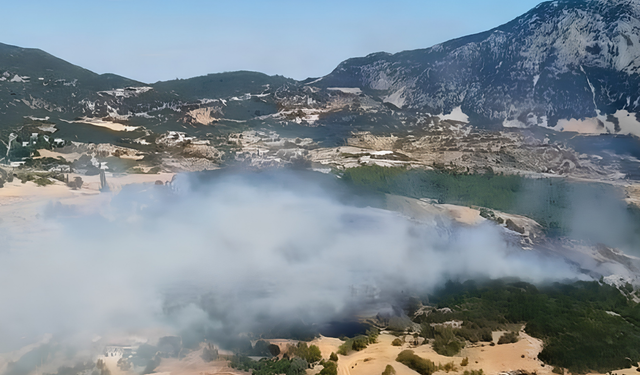 Antalya Kaş’taki Yangın 2,5 Saatte Kontrol Altına Alındı