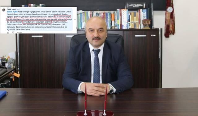 Valilik Basın Müdüründen Vatandaşa Skandal Tehdit: Soyundan Girer Sopundan Çıkarım!
