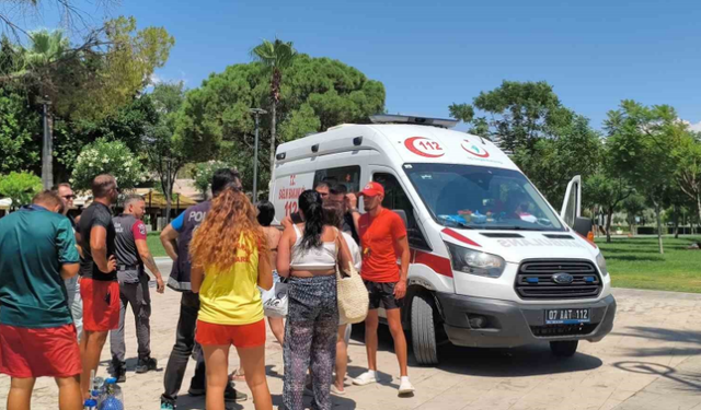Konyaaltı’nda Denizde Panik Anları