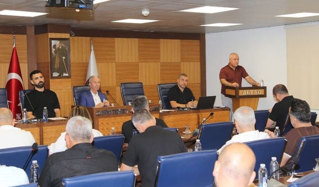 ALTSO Ağustos Ayı Olağan Meclis Toplantısı Gerçekleştirildi
