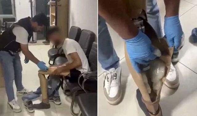 Protez Bacağından 830 Gram Uyuşt*rucu Çıktı