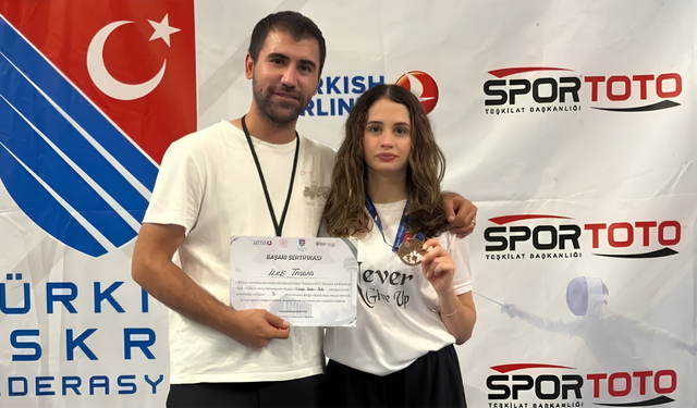 Eskrimde Alanyaspor'lu İlke Taşbaş'dan Bronz Madalya