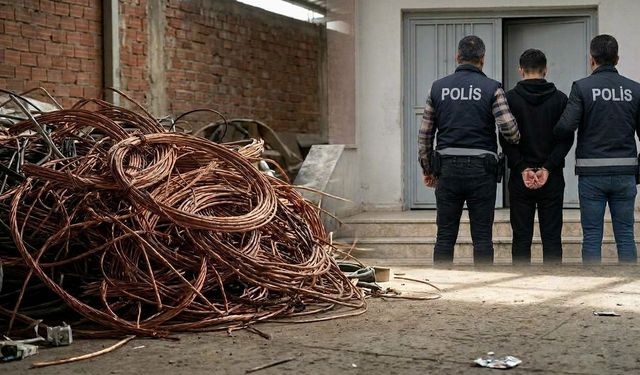 Alanya’da 2 Milyonluk Kablo Vurgunu: 17 Yaşındaki Hırsız Tutuklandı!