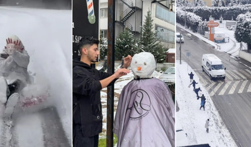 Karın Getirdiği Neşe: Türkiye’den Yürek Isıtan Manzaralar