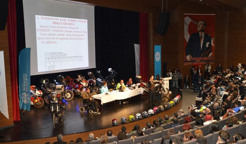 Gazipaşa’da Motosiklet Sürücülerine Güvenlik Eğitimi