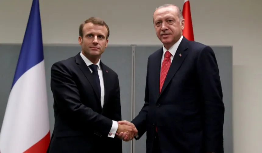 Cumhurbaşkanı Erdoğan Macron'la görüştü