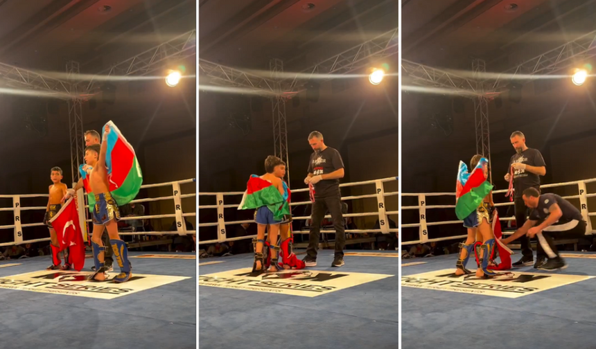 Türk Bayrağına Saygı: Azerbaycanlı Antrenörden Alkışlanacak Hareket