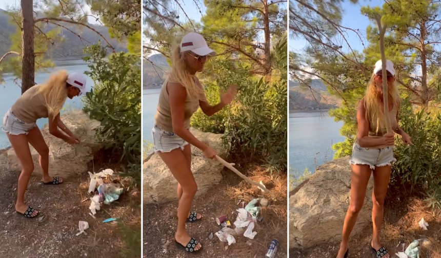 Manavgat'ta Yaşayan Ünlü Manken Tuğba Özay İsyan Etti: ''Hepinizden Tiskiniyorum''