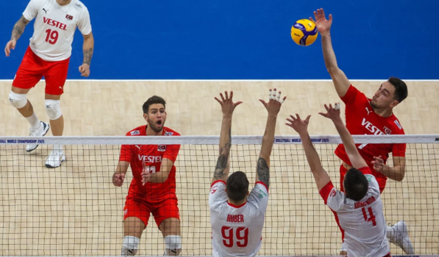 A Milli Erkek Voleybol Takımı Dünya Şampiyonası'na Çeyrek Finalde Veda Etti