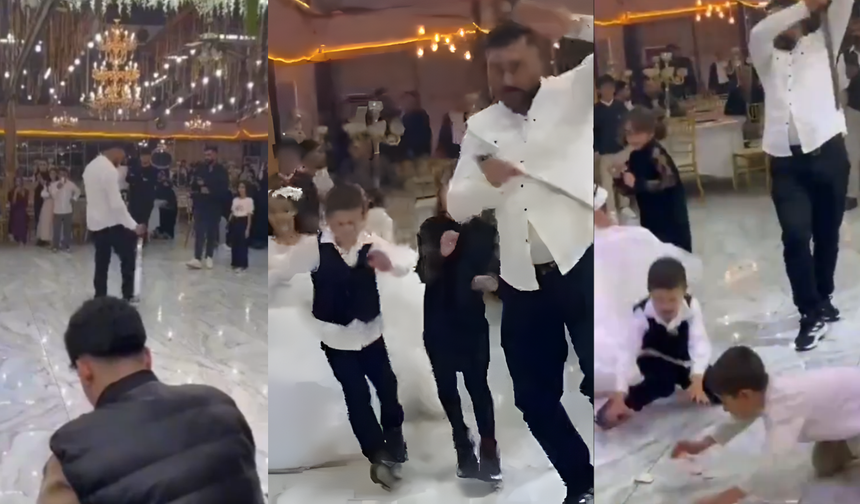 Düğünde Ölümle Burun Buruna: Tehlikeli Eğlence Az Kalsın Can Alıyordu