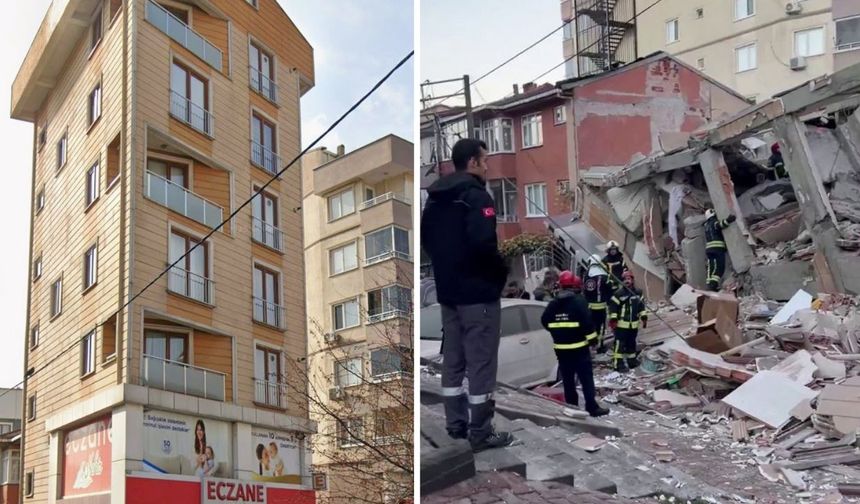 Kocaeli Gebze'de 5 Katlı Bina Çöktü: Enkaz Altında Kalanlar Var