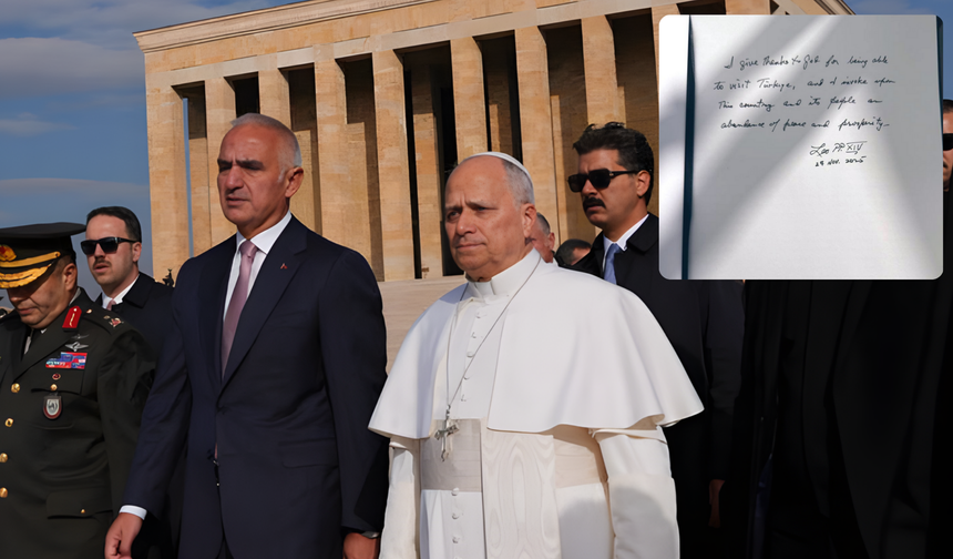 Papa 14. Leo’dan Anıtkabir’e Anlamlı Ziyaret