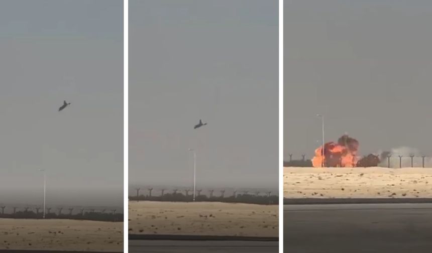 Dubai Airshow’da Savaş Uçağı Düştü