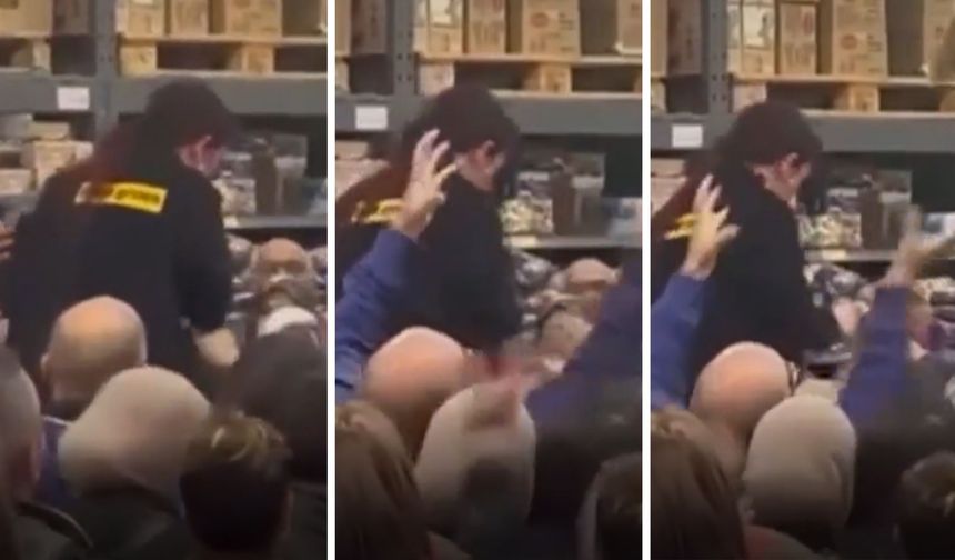 Bursa'da İndirim İzdihamı Kameralara Yansıdı