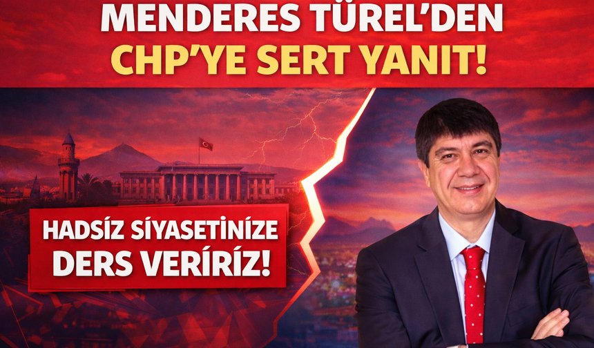 Menderes Türel’den CHP’ye Sert Tepki: “İftirayla Hırsızlık Savunulmaz”